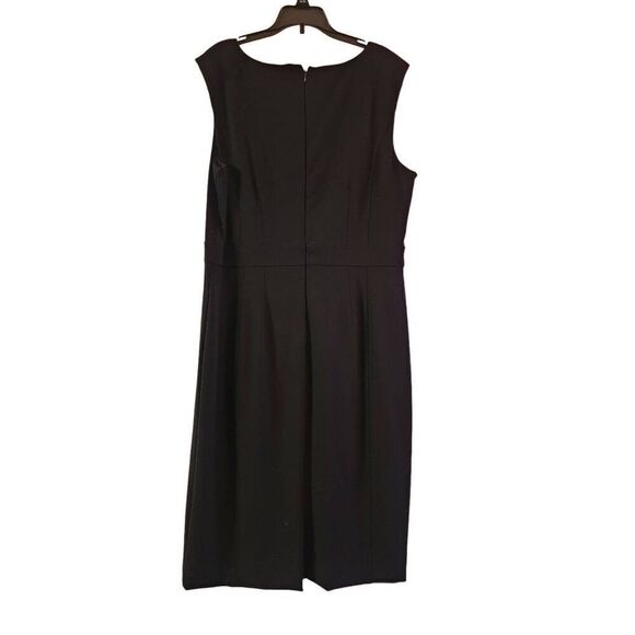 White House Black Market Sleeveless Bateau-Neck Sheath Dress size 14 - Picture 3 of 9